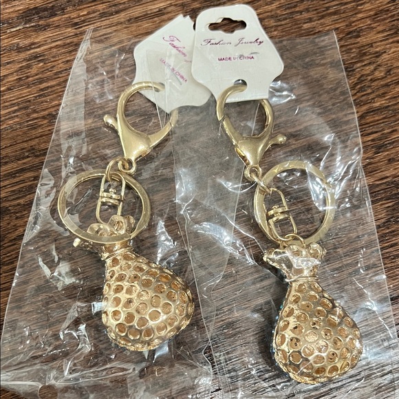 Money Bags Keychain Set. Law of Attraction anyone? - Picture 3 of 5